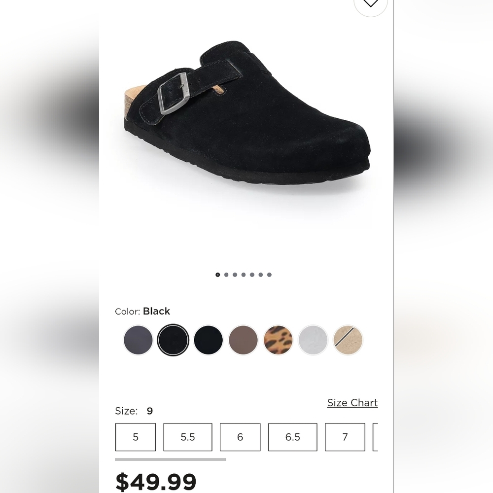 Sonoma Women's Black Suede Mules